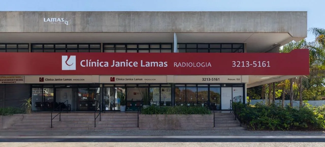 Fachada da Clínica Janice Lamas Radiologia, em Brasília